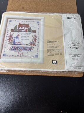 The Creative Circle 0562 Stitcher’s Sampler Cross Stitch Kit Vintage